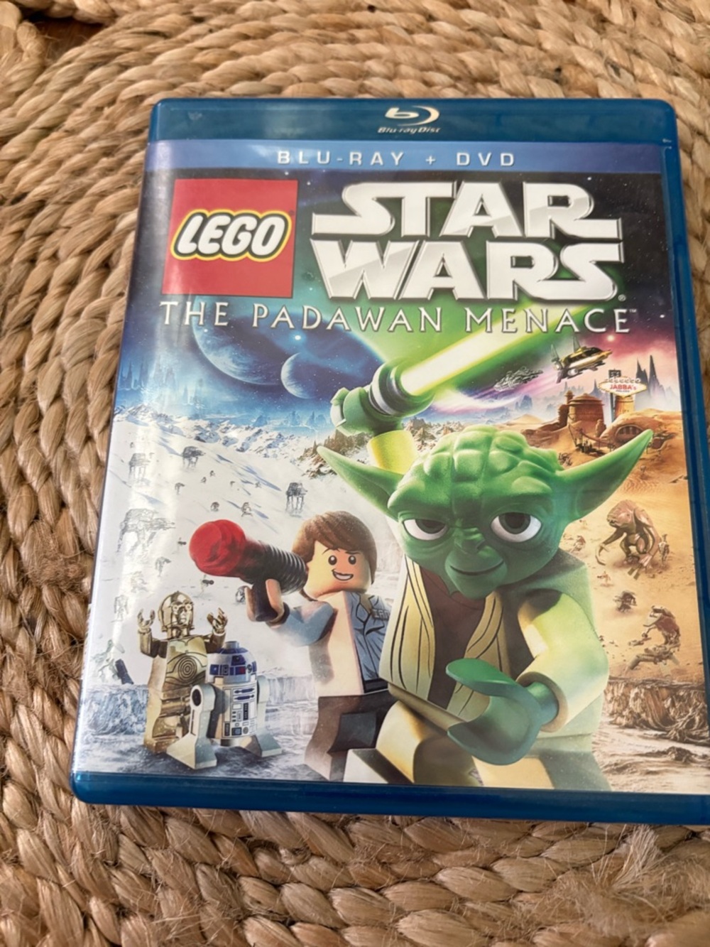 LEGO Star Wars Back Cover Artwork - Blue & Tan Highlights